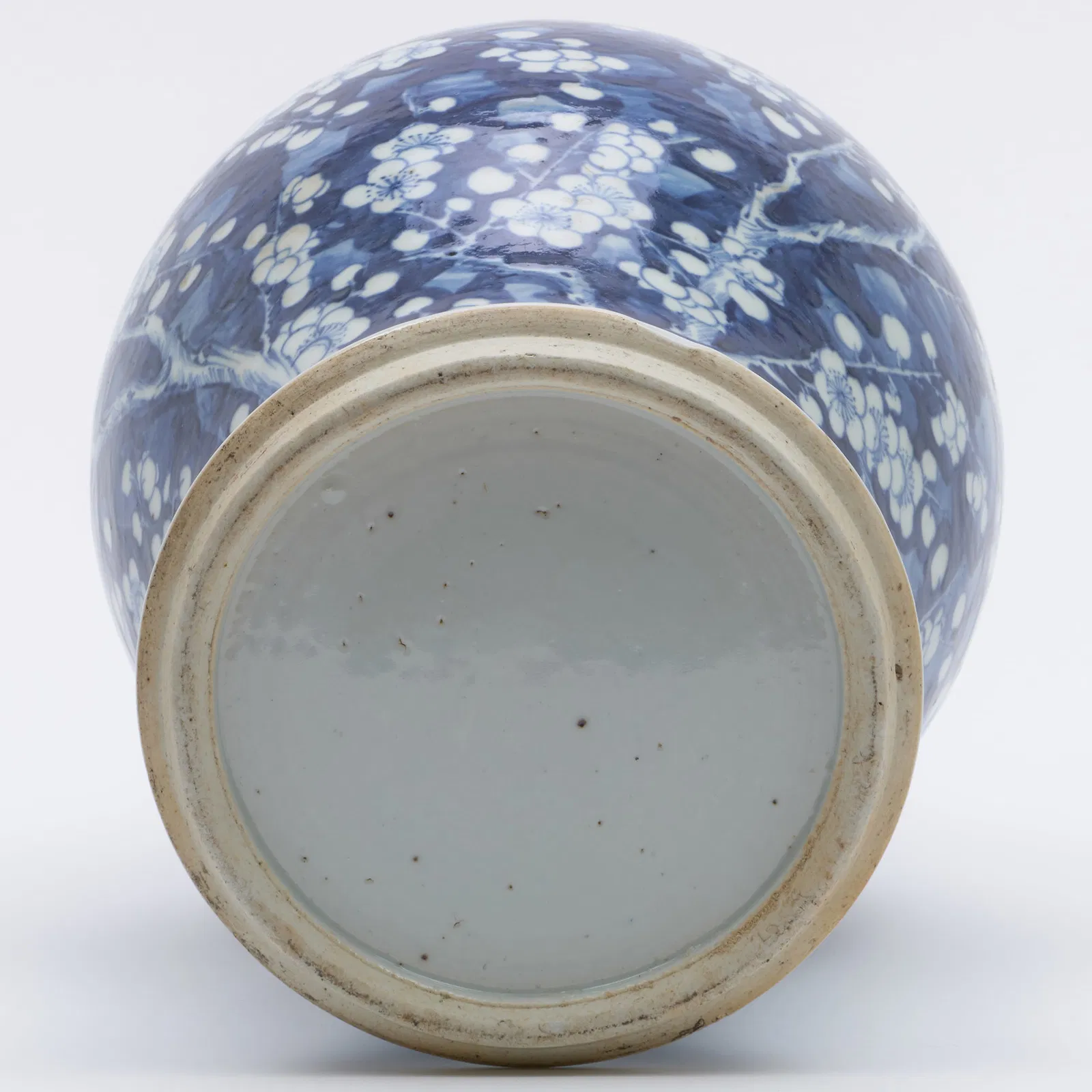 Chinese Blue and White Porcelain Meiping Vase